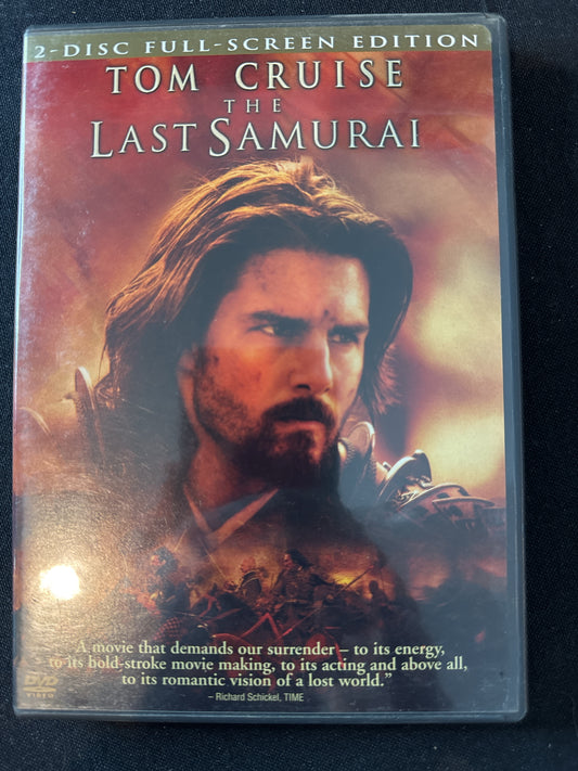 Tom Cruise The Last Samurai DVDs