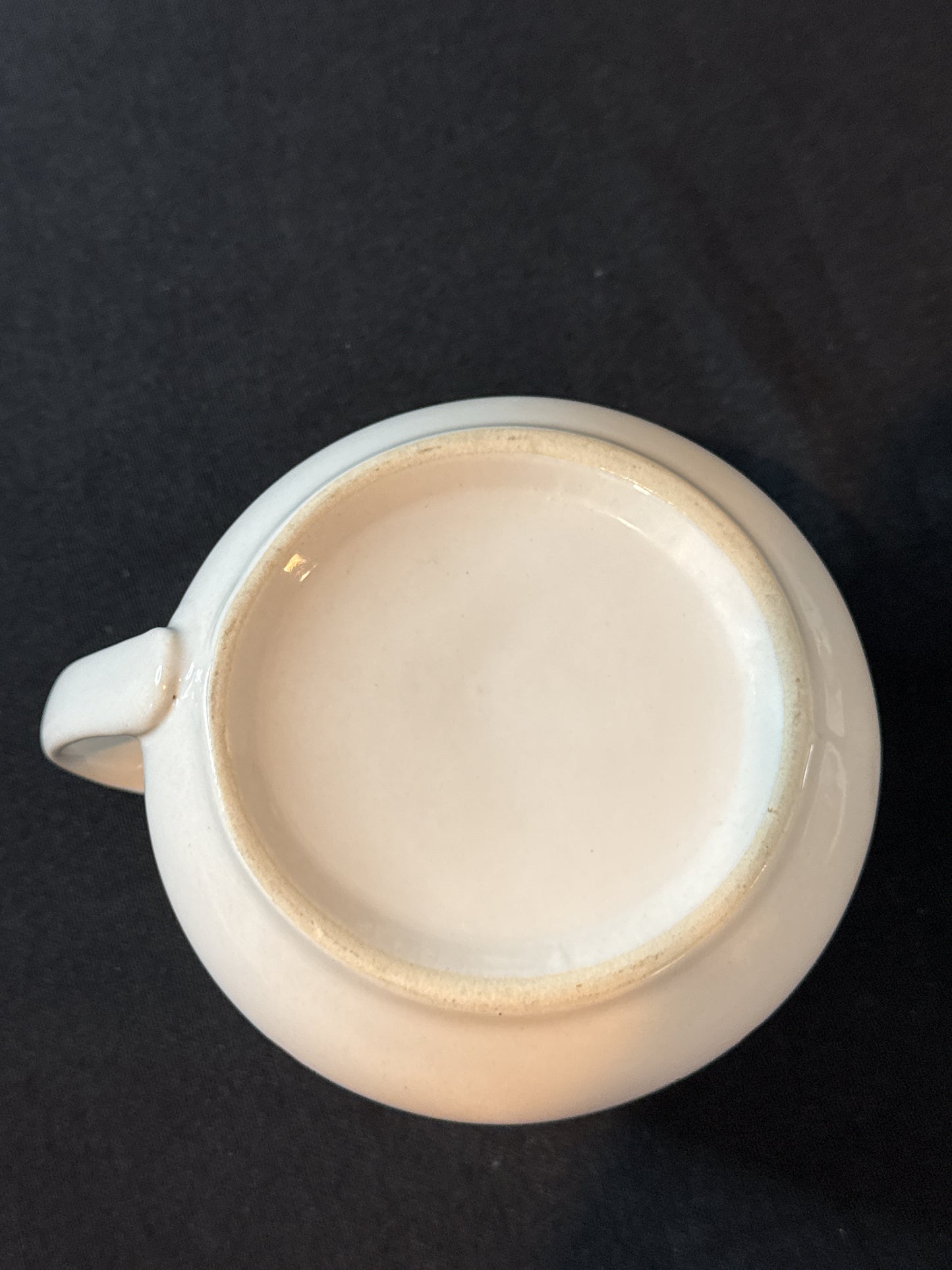 Vintage 1970s Cream Of Mushroom Soup Recipe Ceramic Bowl Mug Cup 3.25" Tall