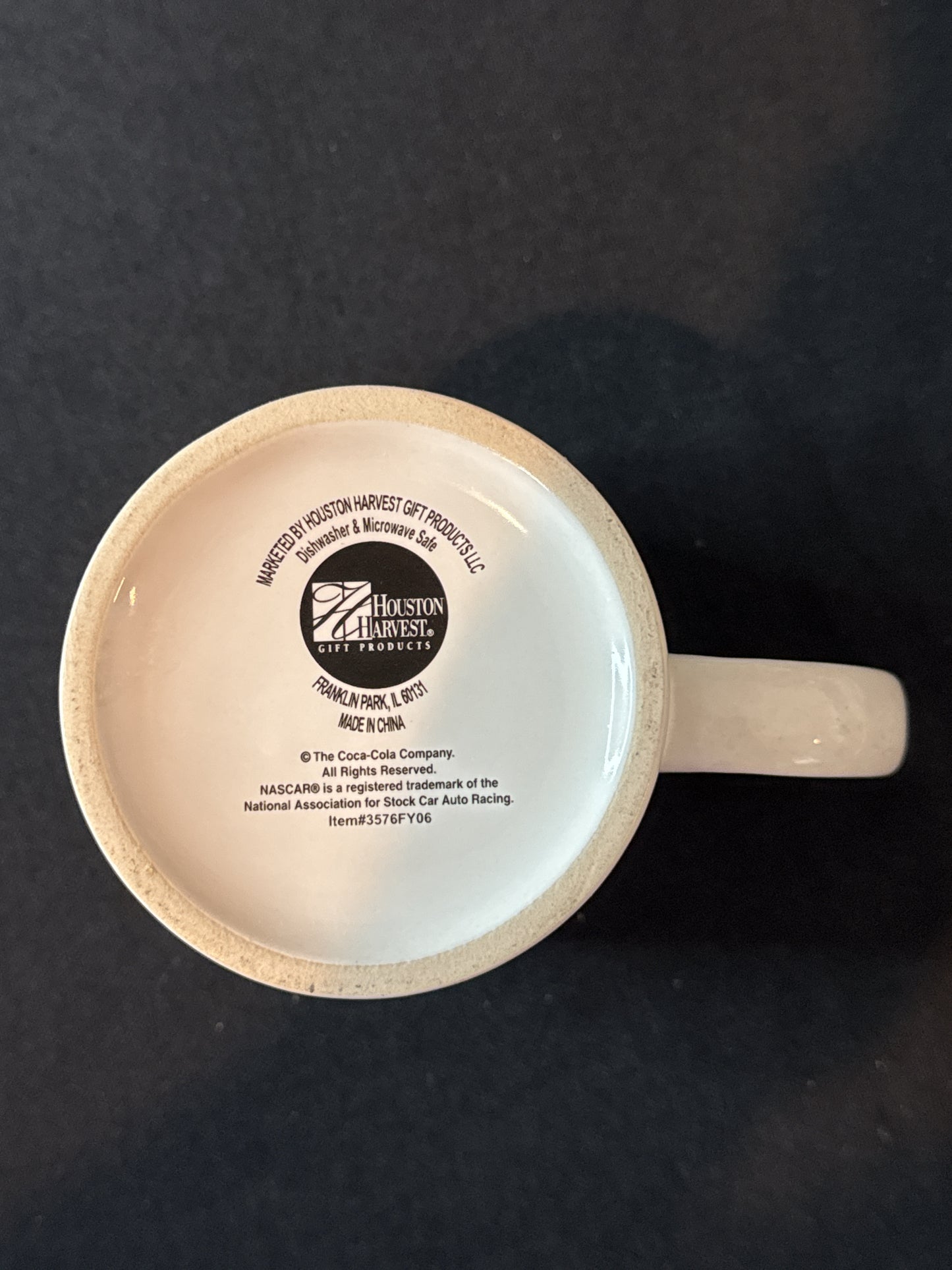 Driving Your Thirst For Racing Coca Cola NASCAR Coffee Mug Cup 3 7/8" Tall