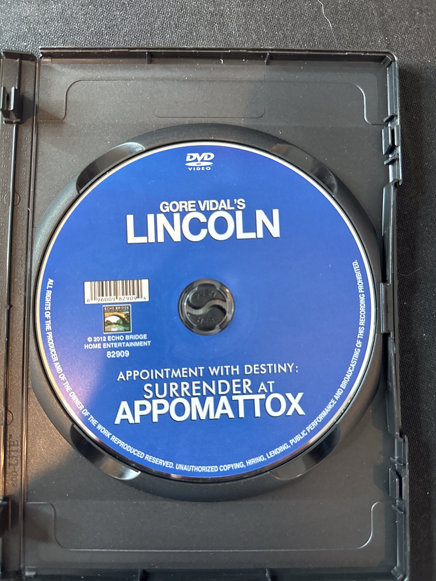 Gore Vidal's Lincoln Civil War Anniversary Collection Surrender at Appomattox DVD