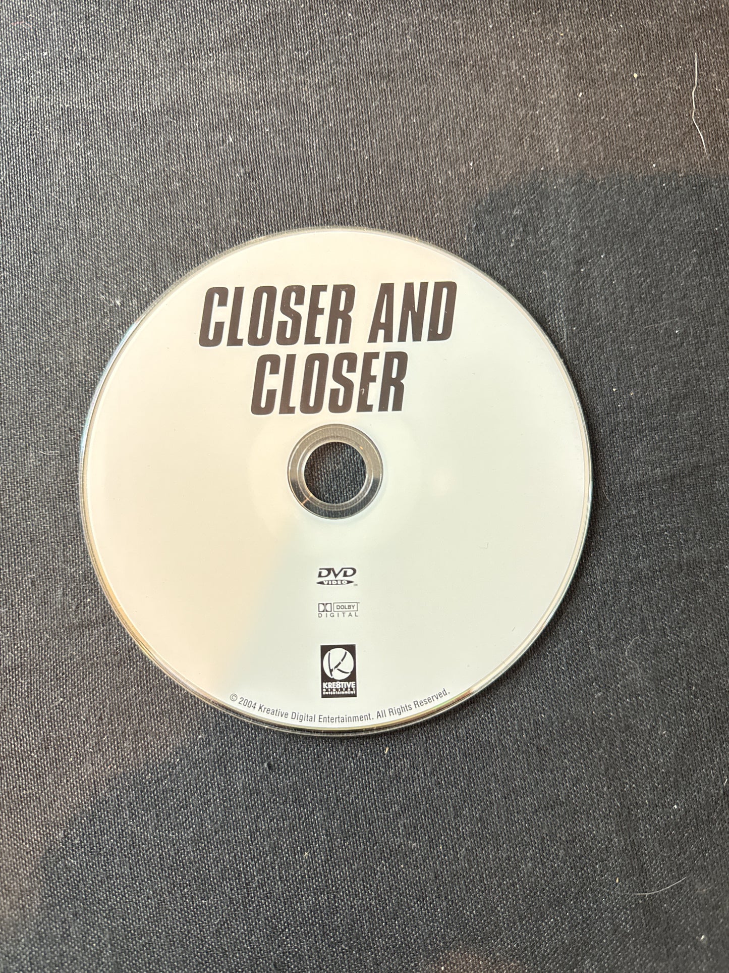 Closer and Closer DVD