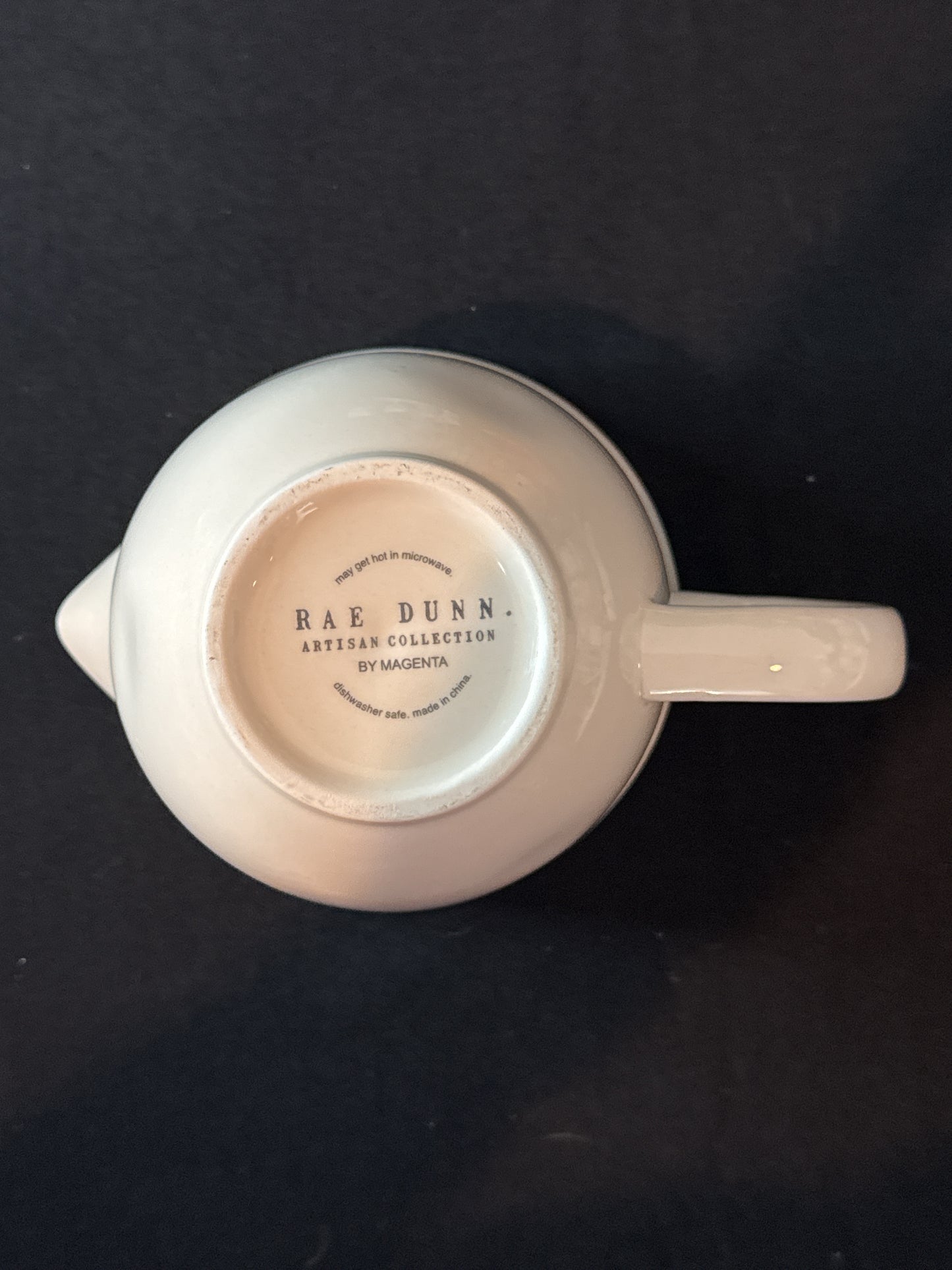 Rae Dunn JUICE Pitcher Artisan Collection by Magenta 4 5/8" Tall x 6" Wide at Spout New