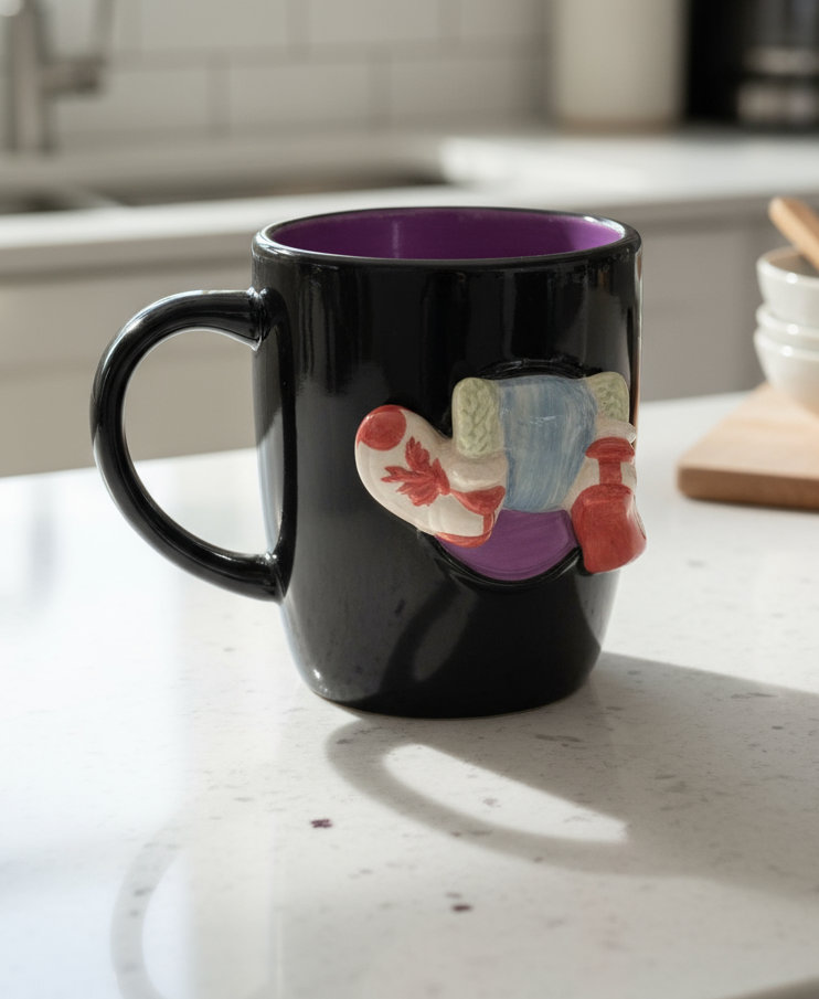 Russ Berrie and Company 3D "Old Goat" Old Age Funny Ceramic Coffee Mug 11oz.