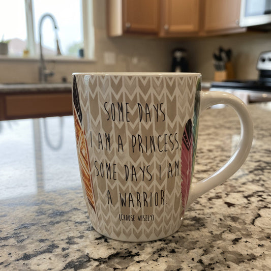 Boston Warehouse Trading Co. Some Days I Am A Princess... Oversized Coffee Mug Cup 5" Tall