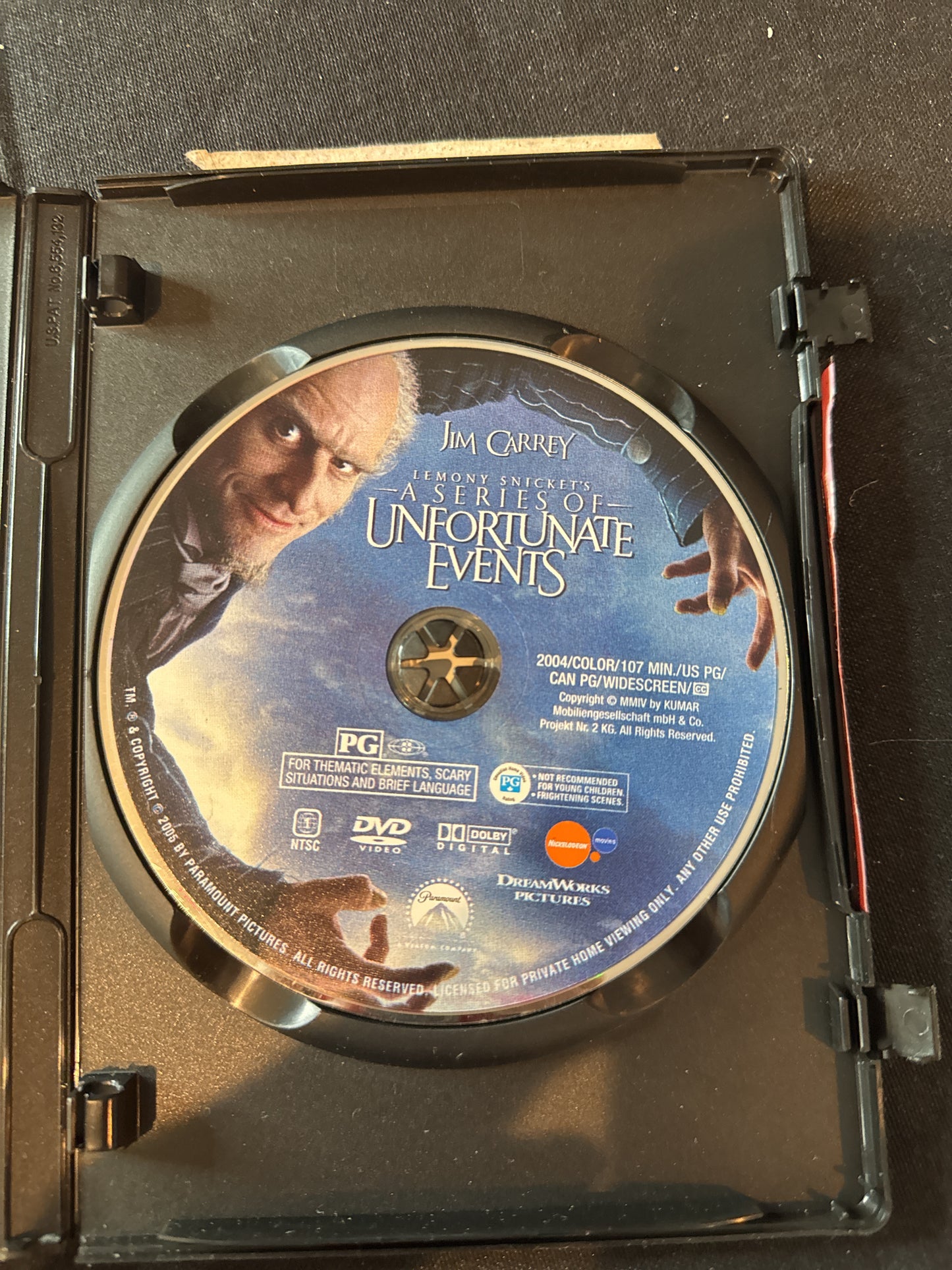 Lemony Snicket's A Series Of Unfortunate Events DVD