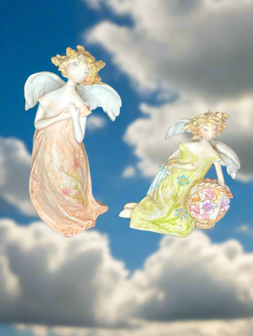 Angel Blossoms Angels with Spring Loaded Wings