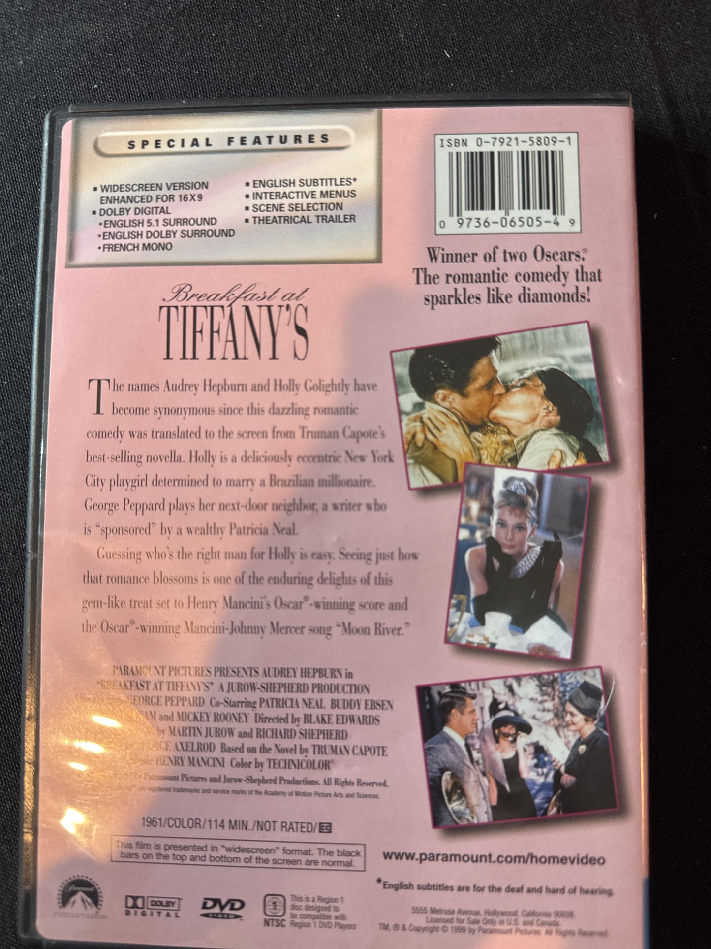 Breakfast At Tiffany's DVD