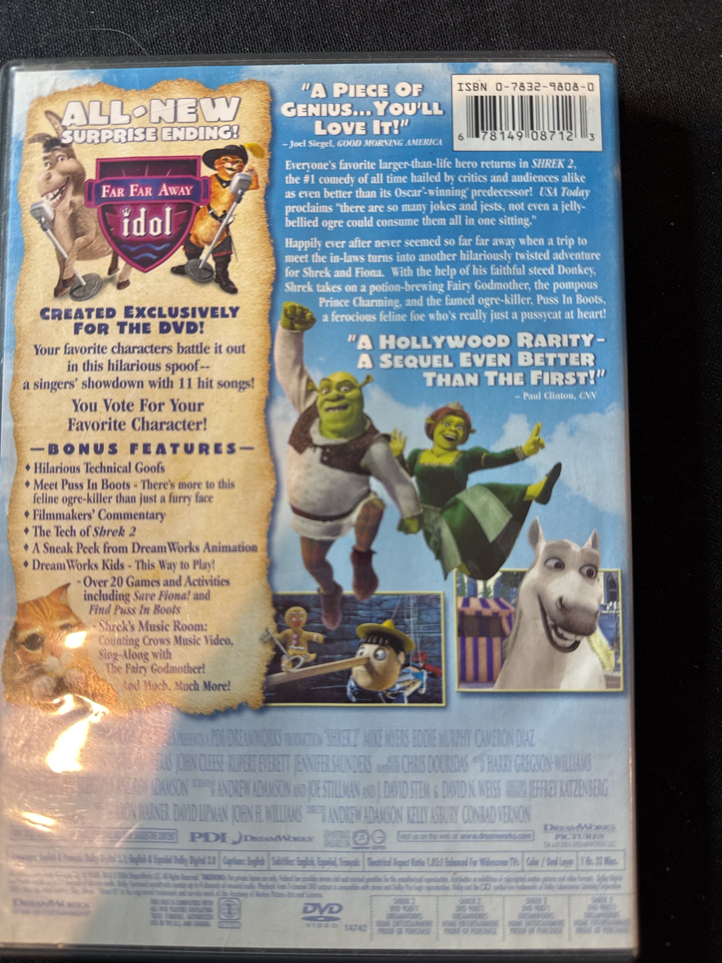 Dreamworks Shrek 2 Far Far Away DVD