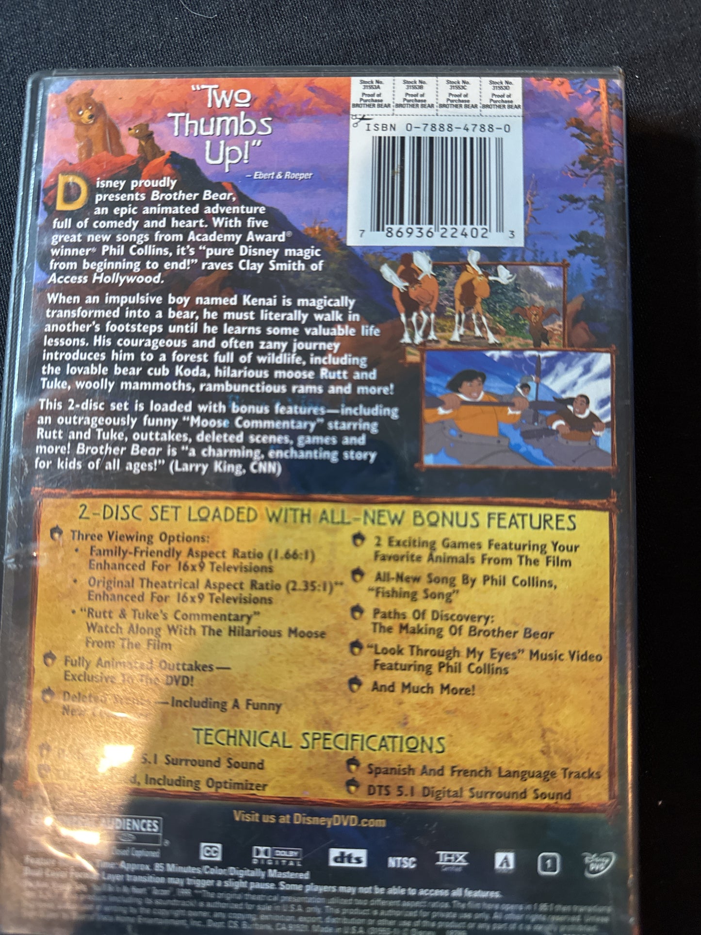 Walt Disney's Brother Bear 2-Disc Special Edition DVDs