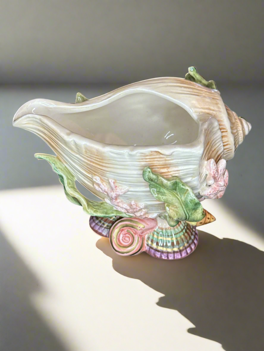 Fitz & Floyd 1999 Oceano Sea Shell Sauce Server