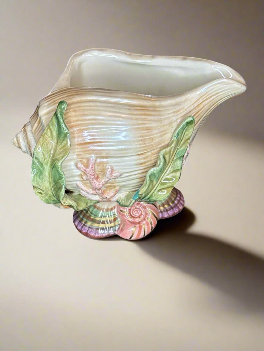 Fitz & Floyd 1999 Oceano Sea Shell Sauce Server
