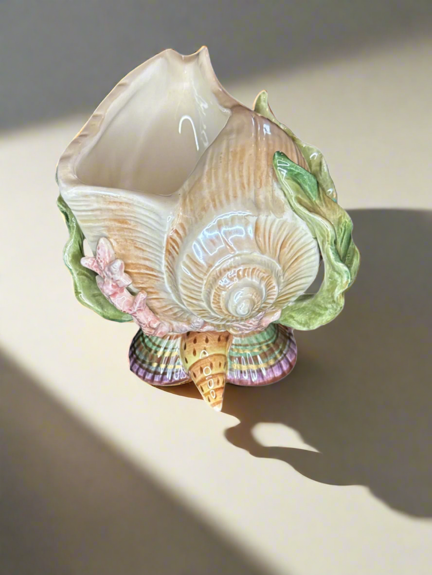 Fitz & Floyd 1999 Oceano Sea Shell Sauce Server