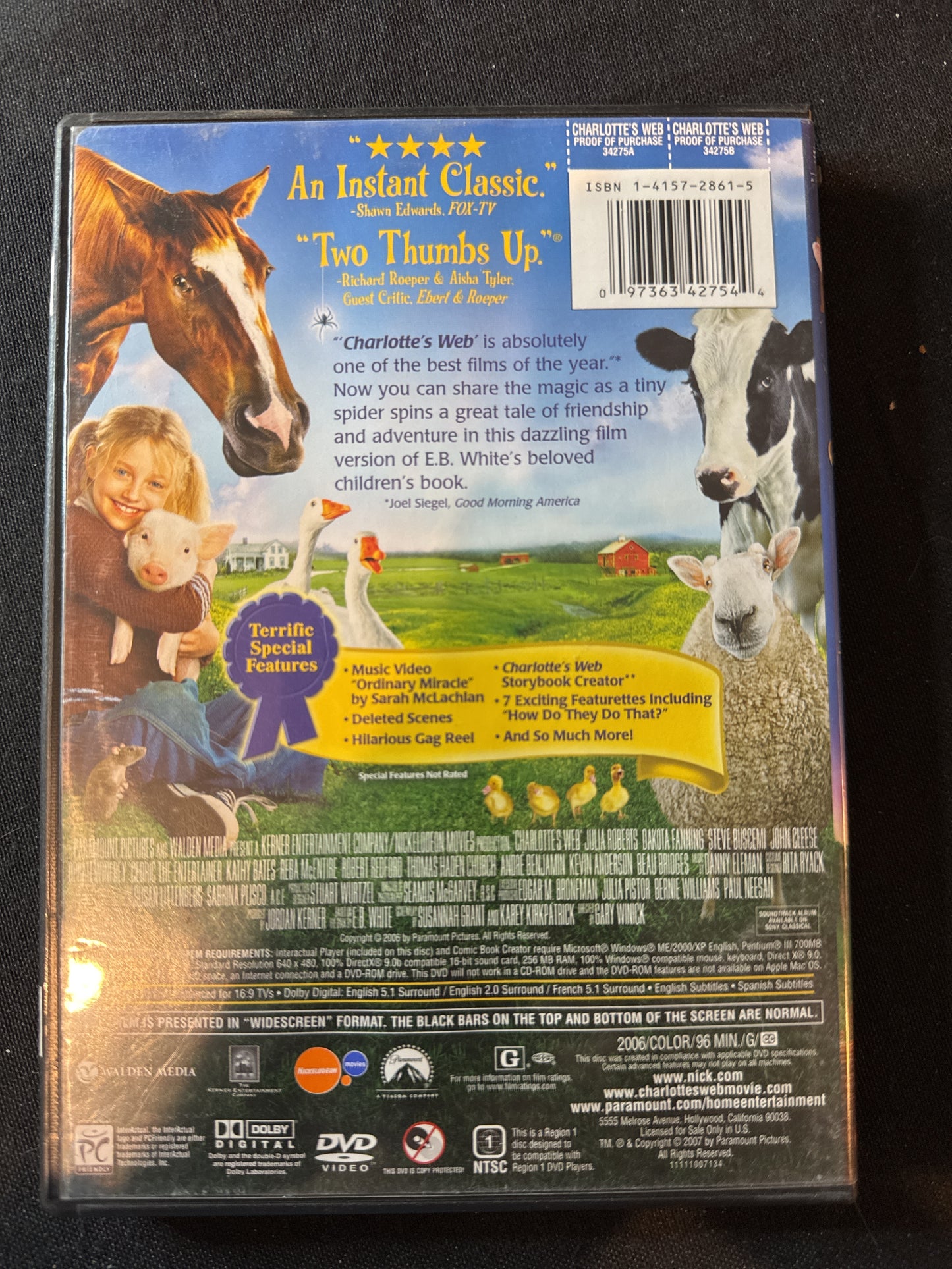 Charlotte's Web DVD