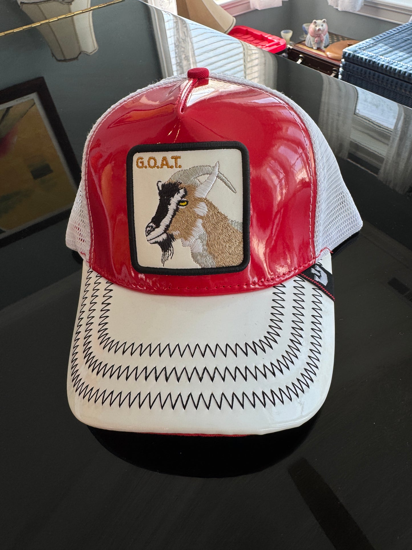 Goorin Bros. The Goat Trucker Farm Animal Series New Red