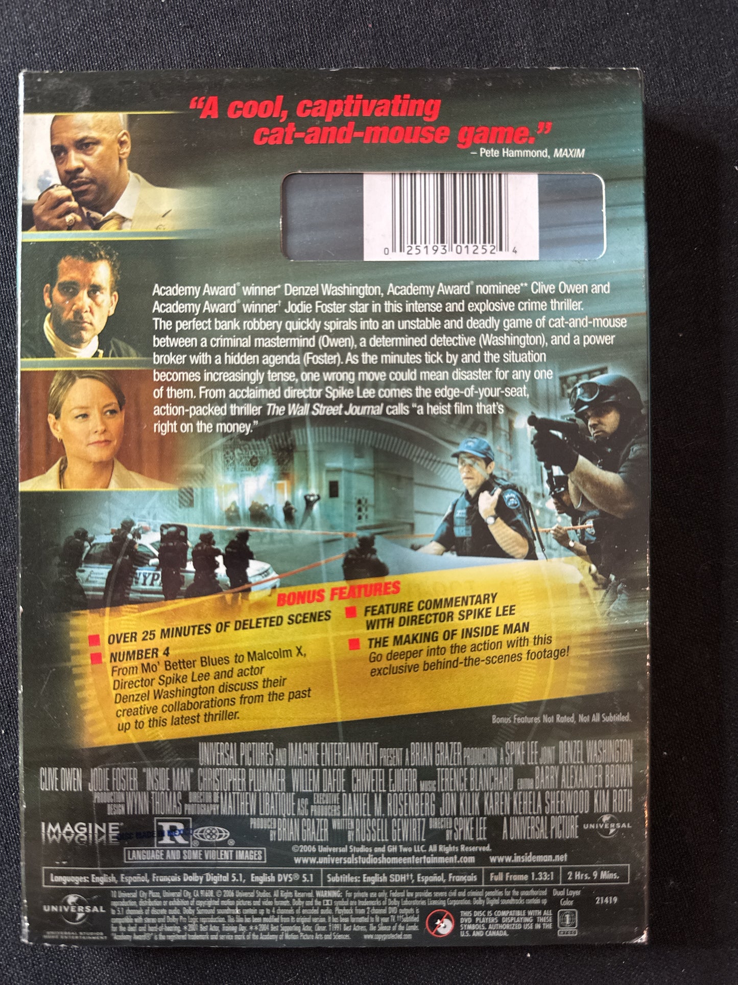 Inside Man DVD