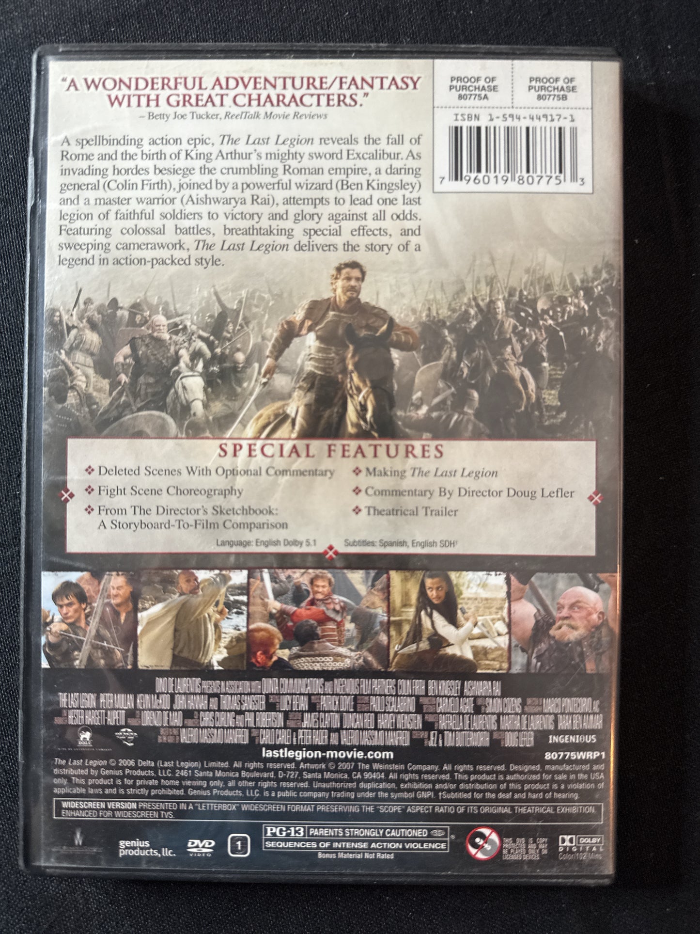 The Last Legion DVD