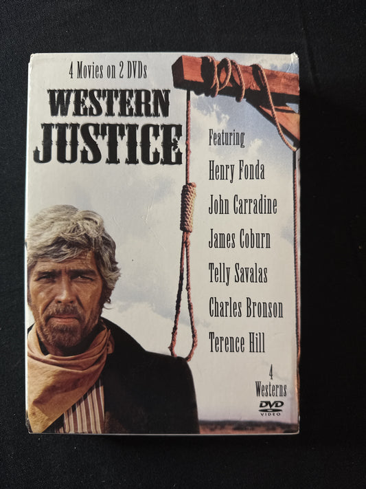 Western Justice 4 Movies, Massacre, My Name is Nobody, Hot Lead, Cain's Cutthroats DVDs
