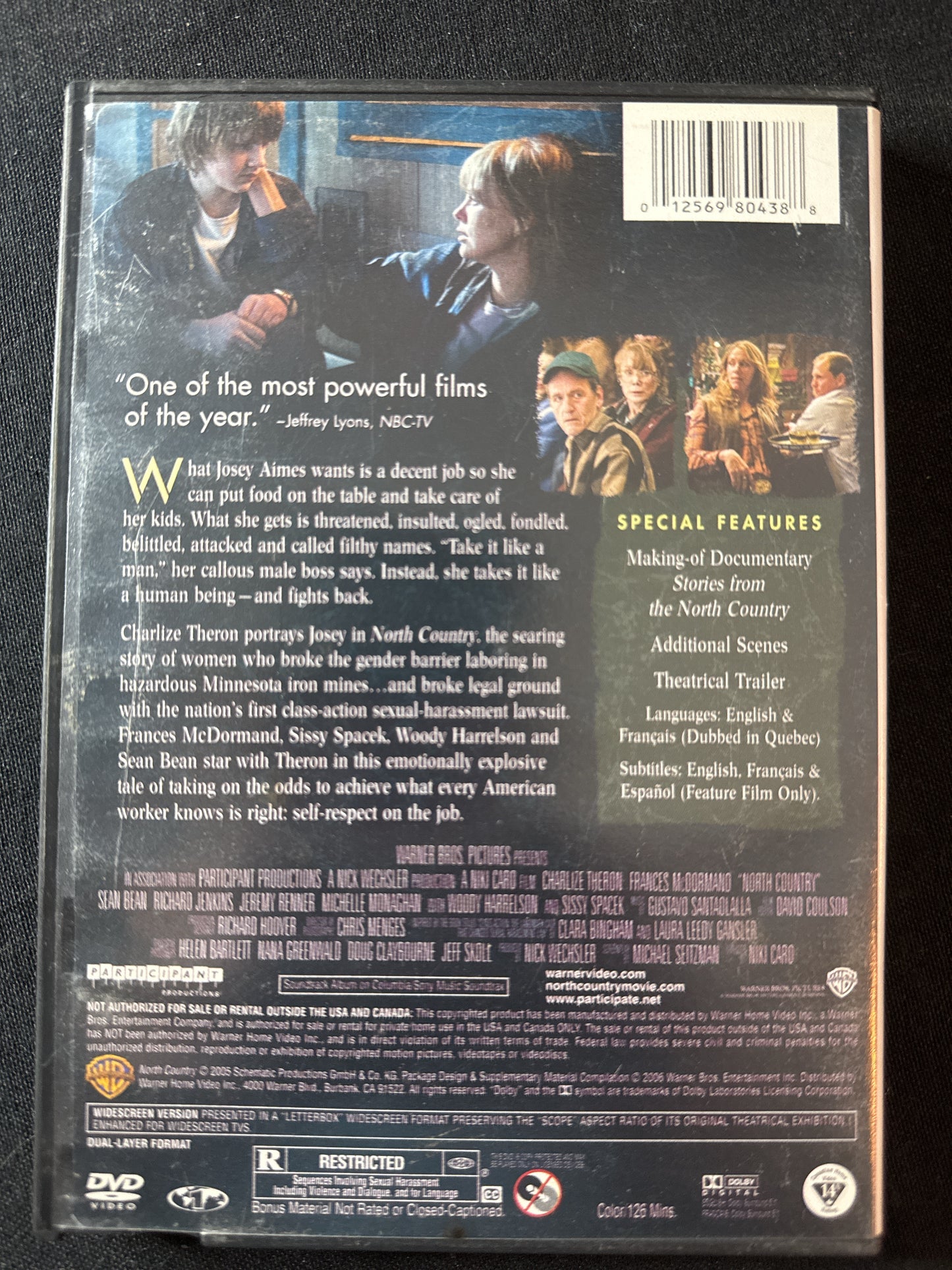 North Country DVD