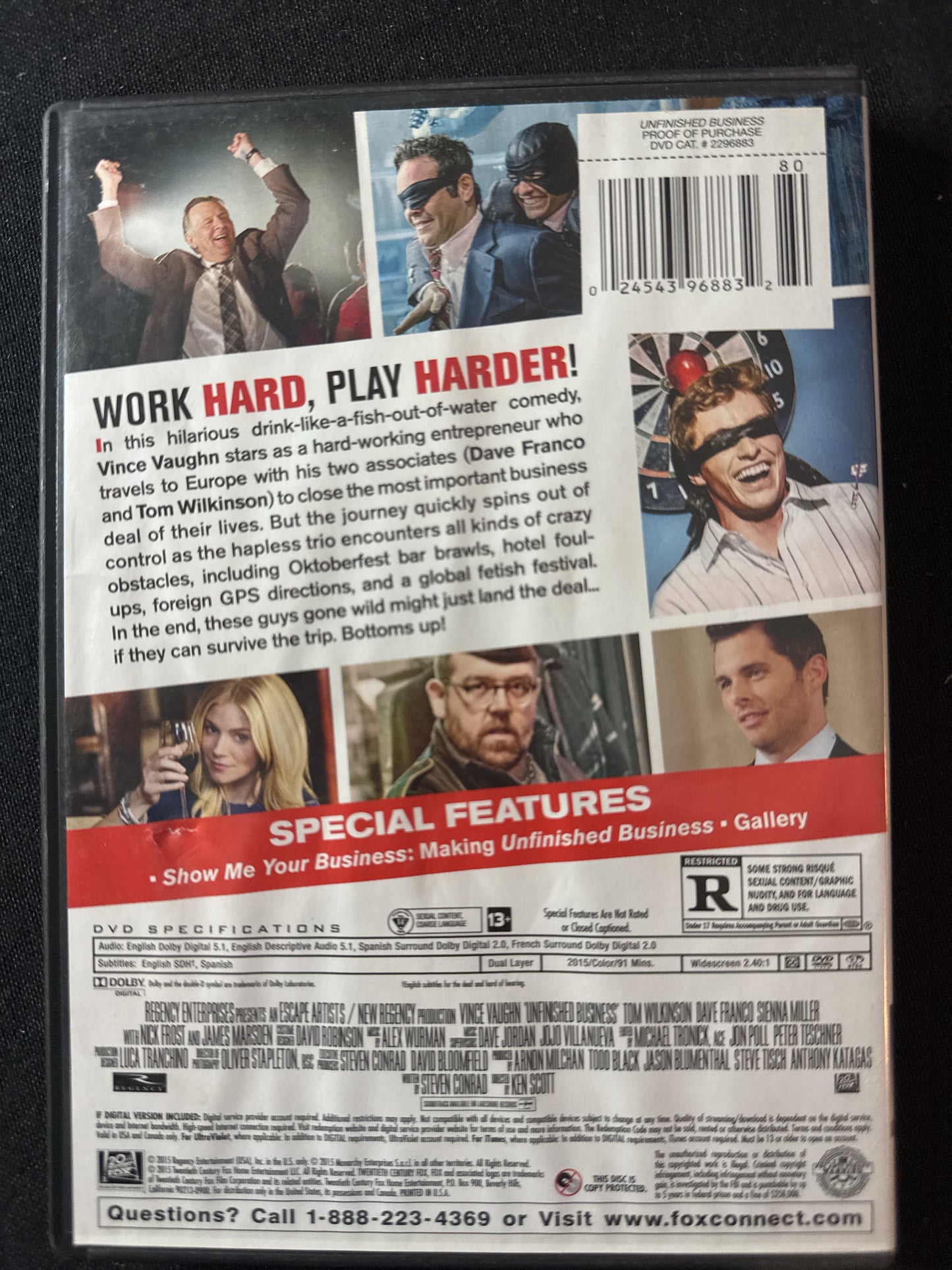 Unfinished Business DVD