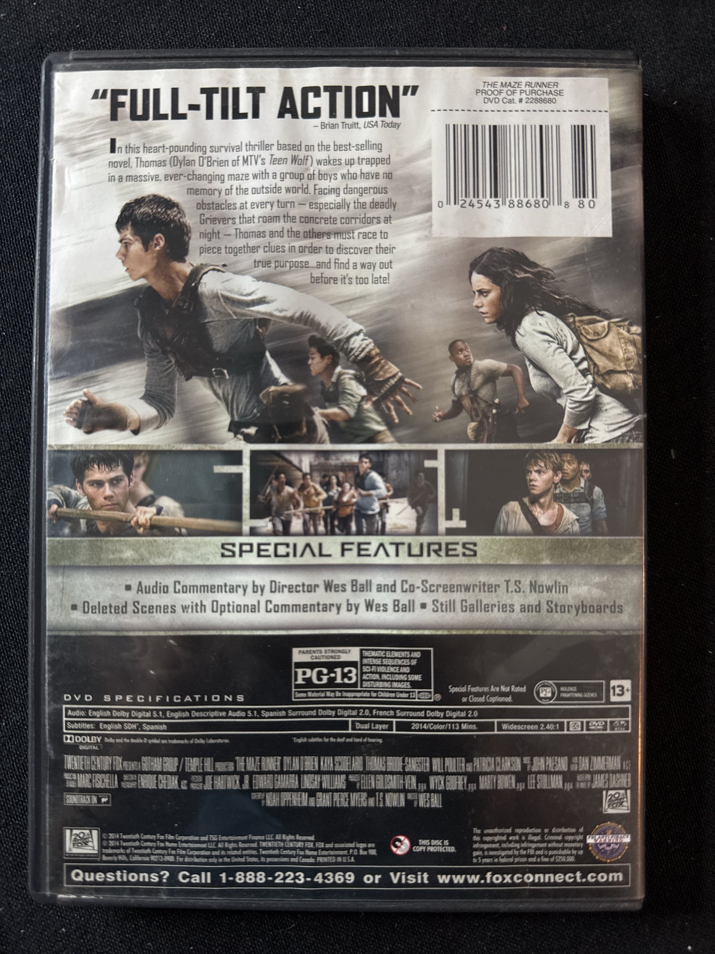 The Maze Runner DVD