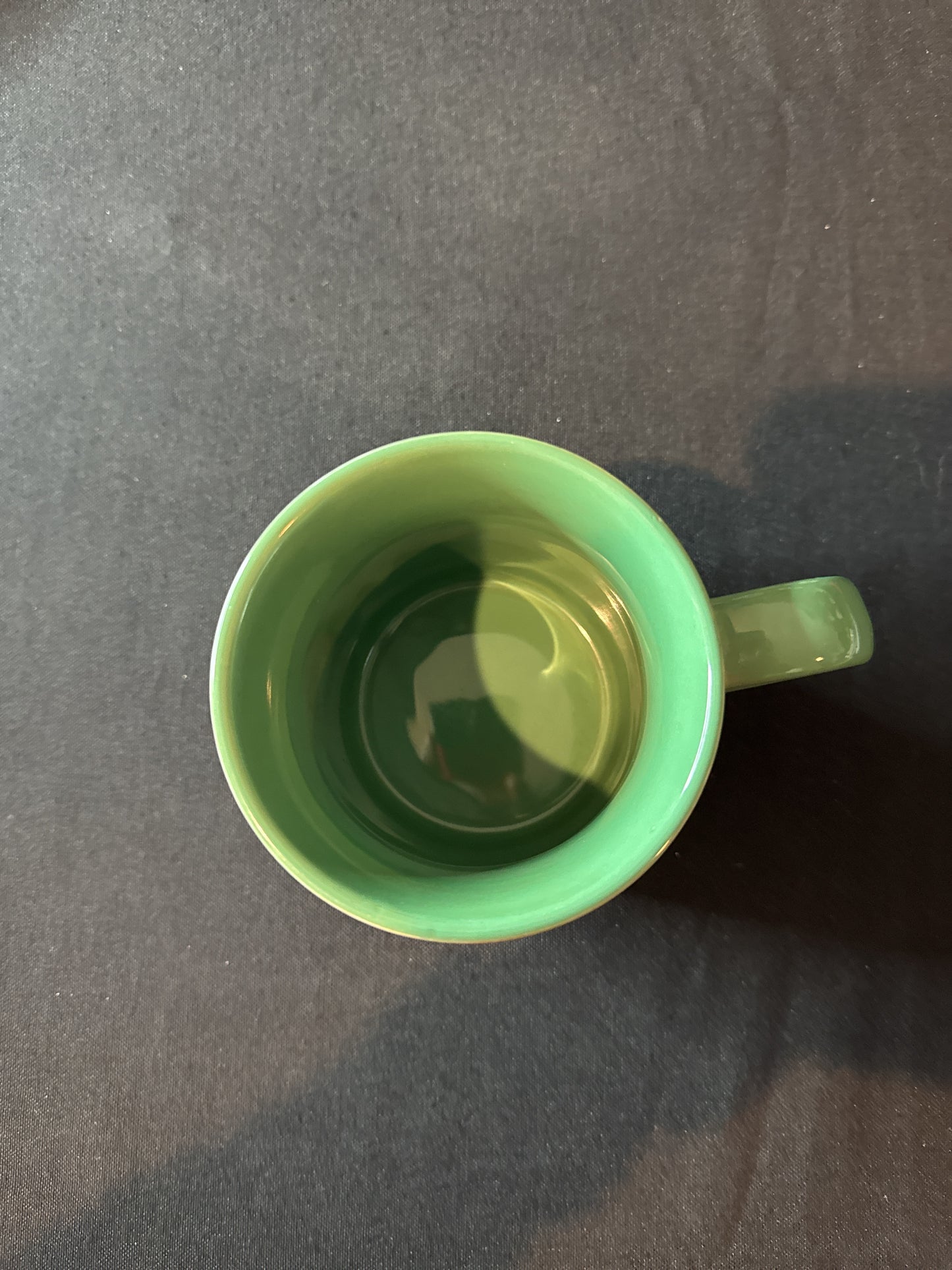 Love Your Mug Pug Green Balloons Coffee Mug Cup 4.25" Tall