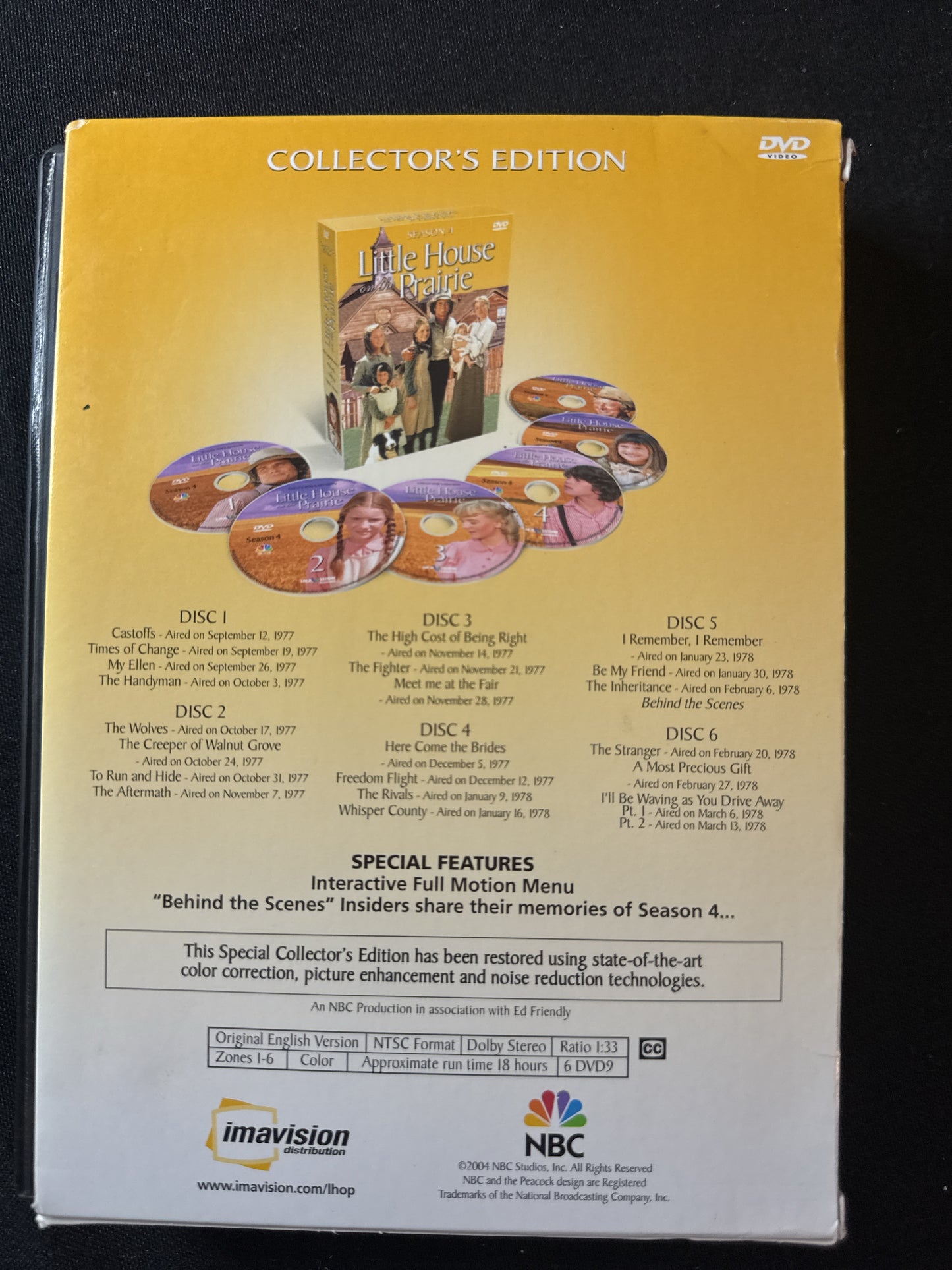 Little House on the Prairie Season 4 - 6 DVD Set
