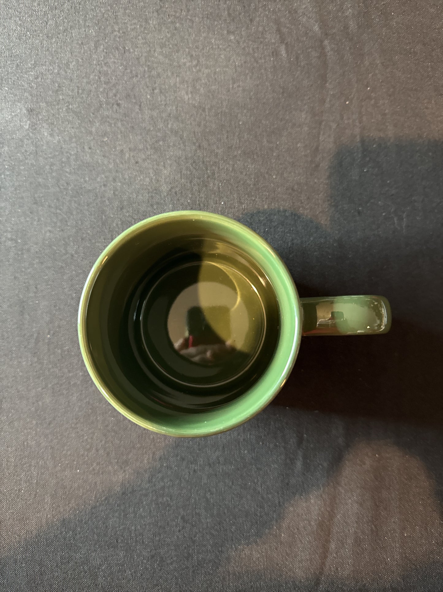 Threshold Santa's Helper Christmas Stoneware Mug 16oz 4 1/8" Tall Green