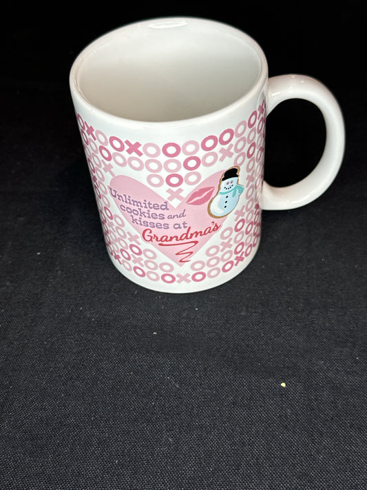 New in Box Grandma Coffee Mug Unlimited Cookies and Kisses