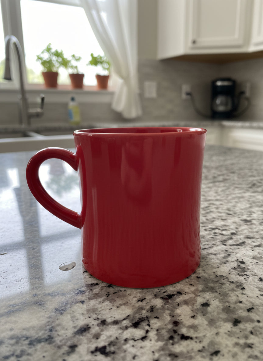 Mommy Claus Christams Red Coffee Mug Cup 4" Tall