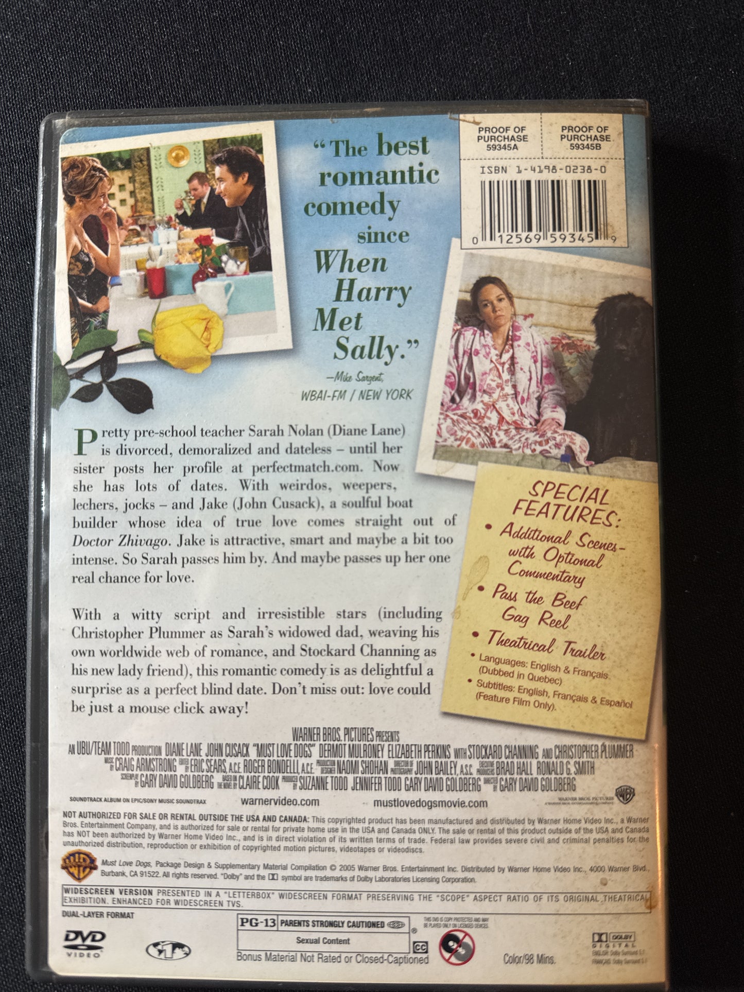 Must Love Dogs DVD