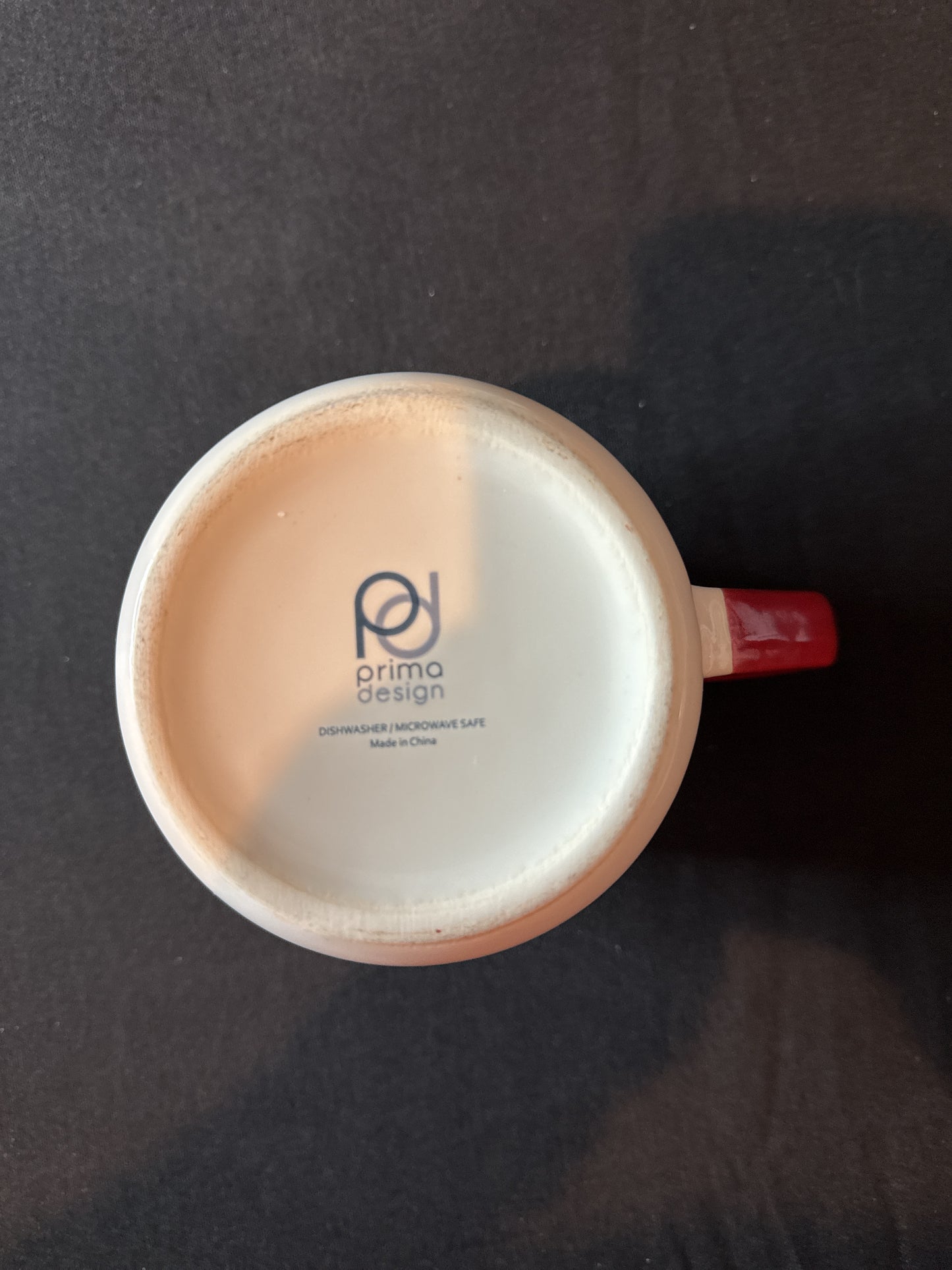 Christmas Coffee Mug Cup Red Truck Holiday Camper Pine Tree Large Cup 4 3/8" Tall