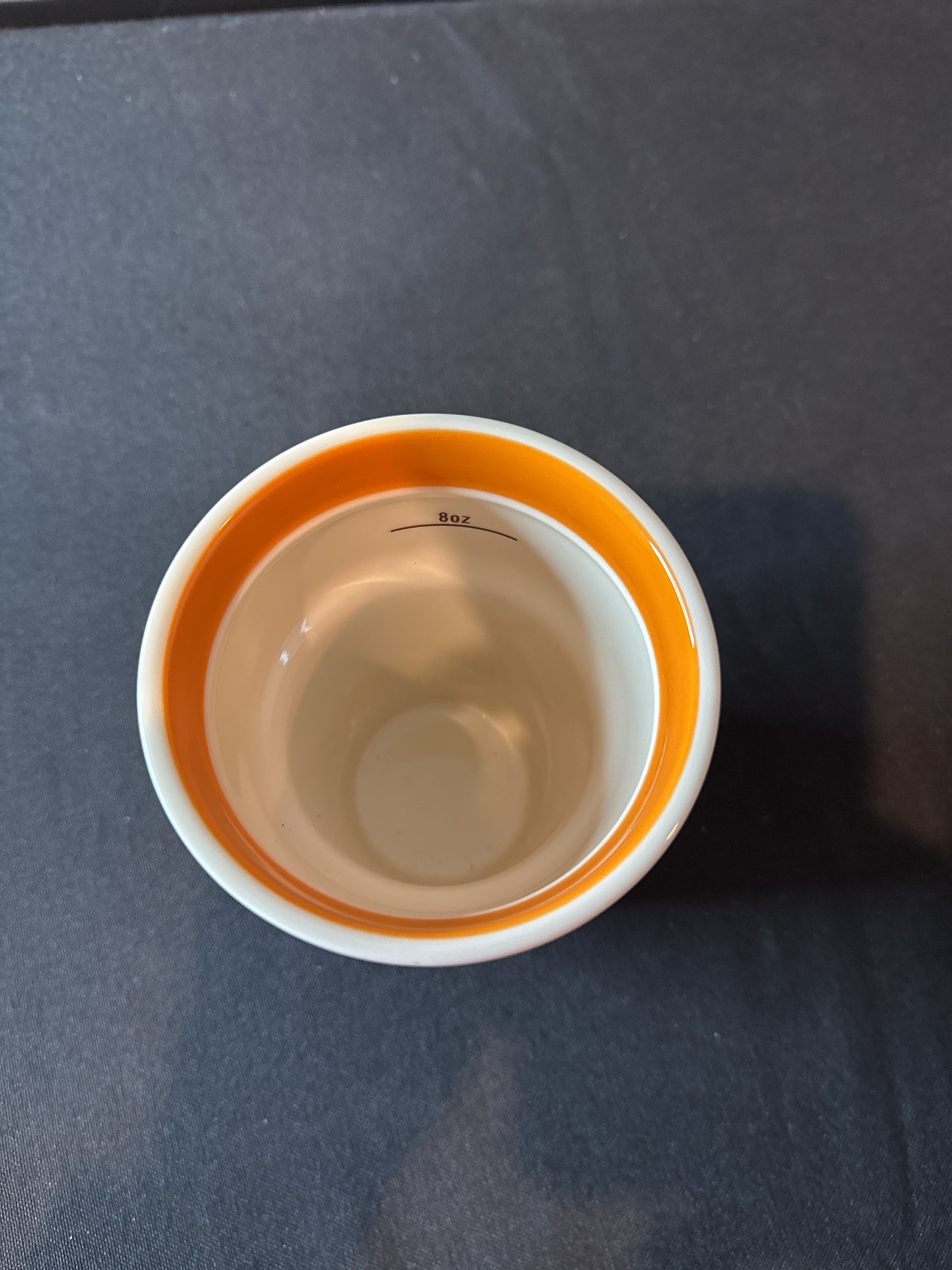 Starbucks 2011 Black & White Bone China Silicone Grip - Tall 8oz Tumbler No Lid