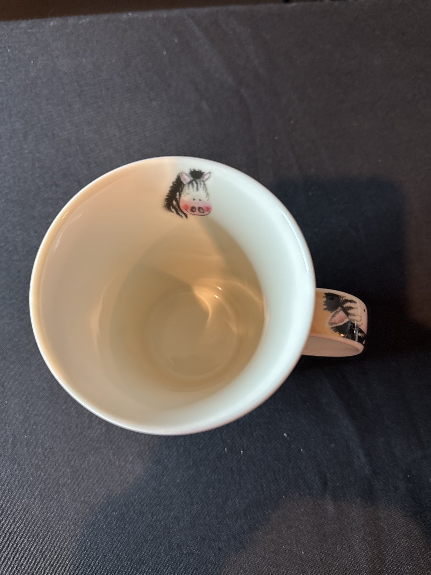 Gleneagles Fine China Zebra Tall Coffee Mug Cup 5" Tall