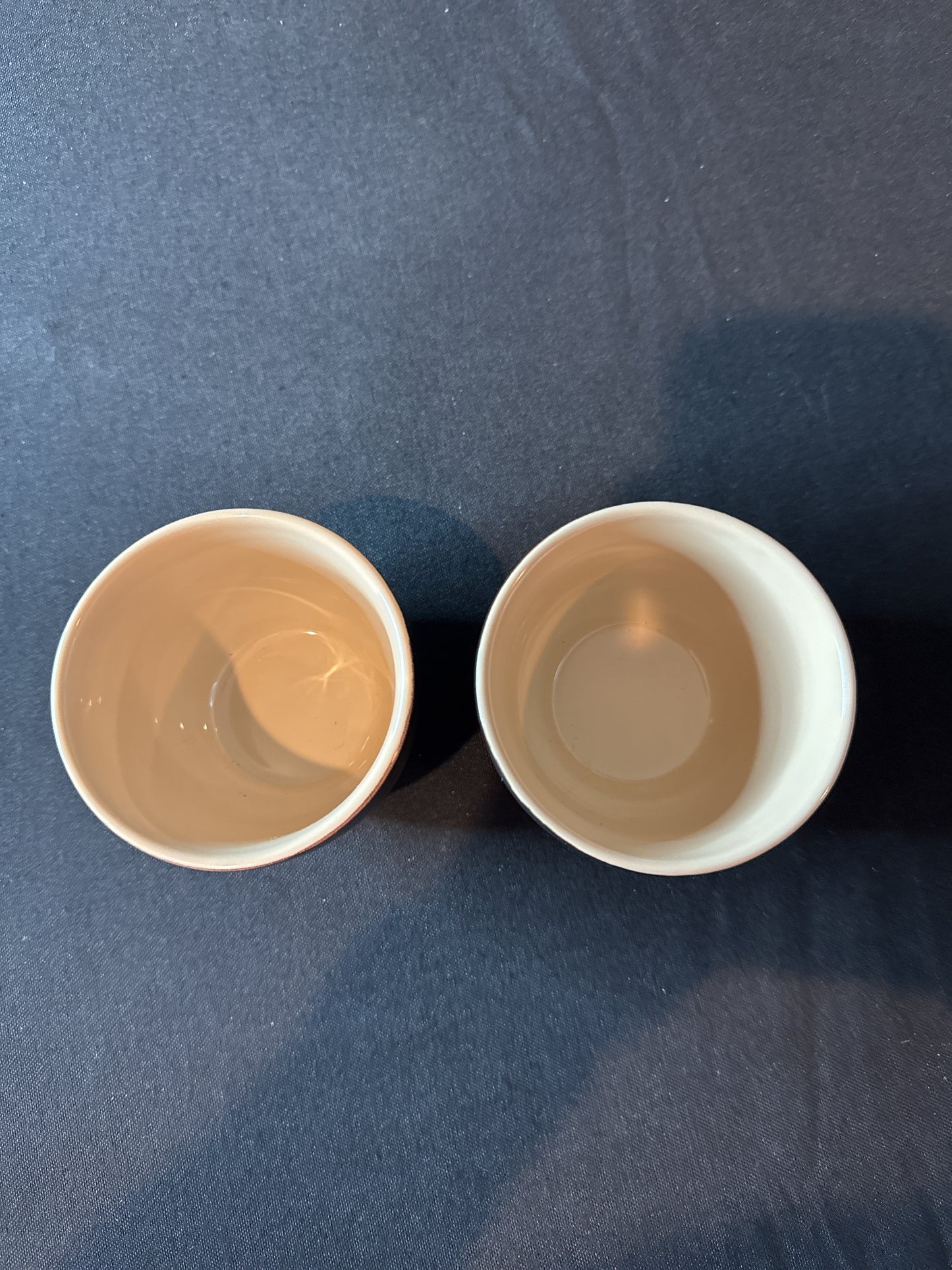 Bailey's Irish Cream Yours Mine Set 2 Dessert Cups 2 7/8" Tall