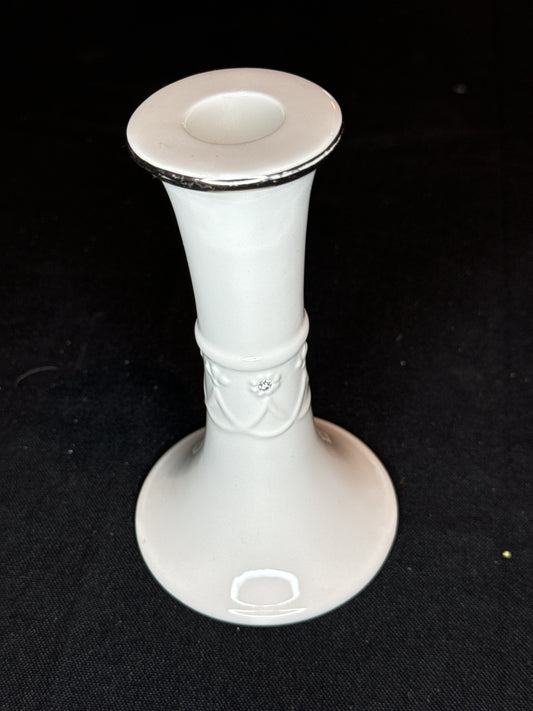 Lenox Bliss Candlestick White 6"