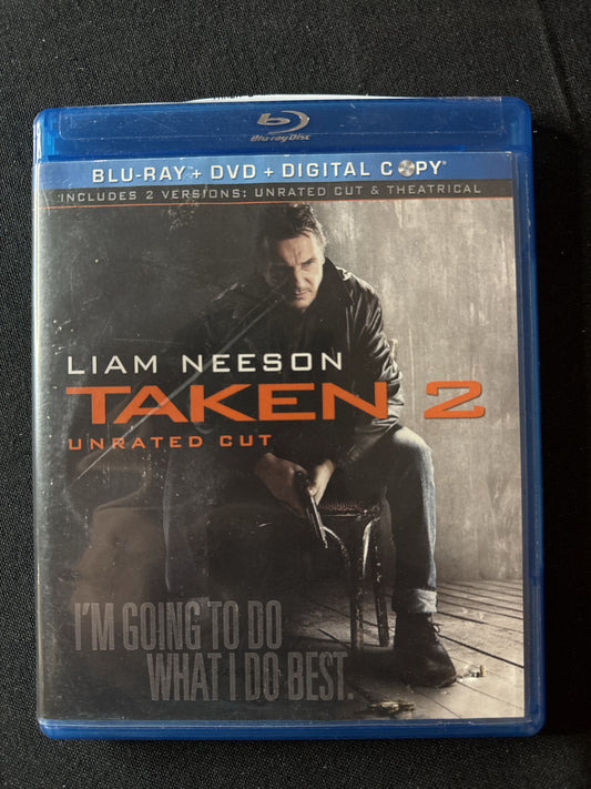 Taken 2 Unrated Cut Blu-Ray & DVD