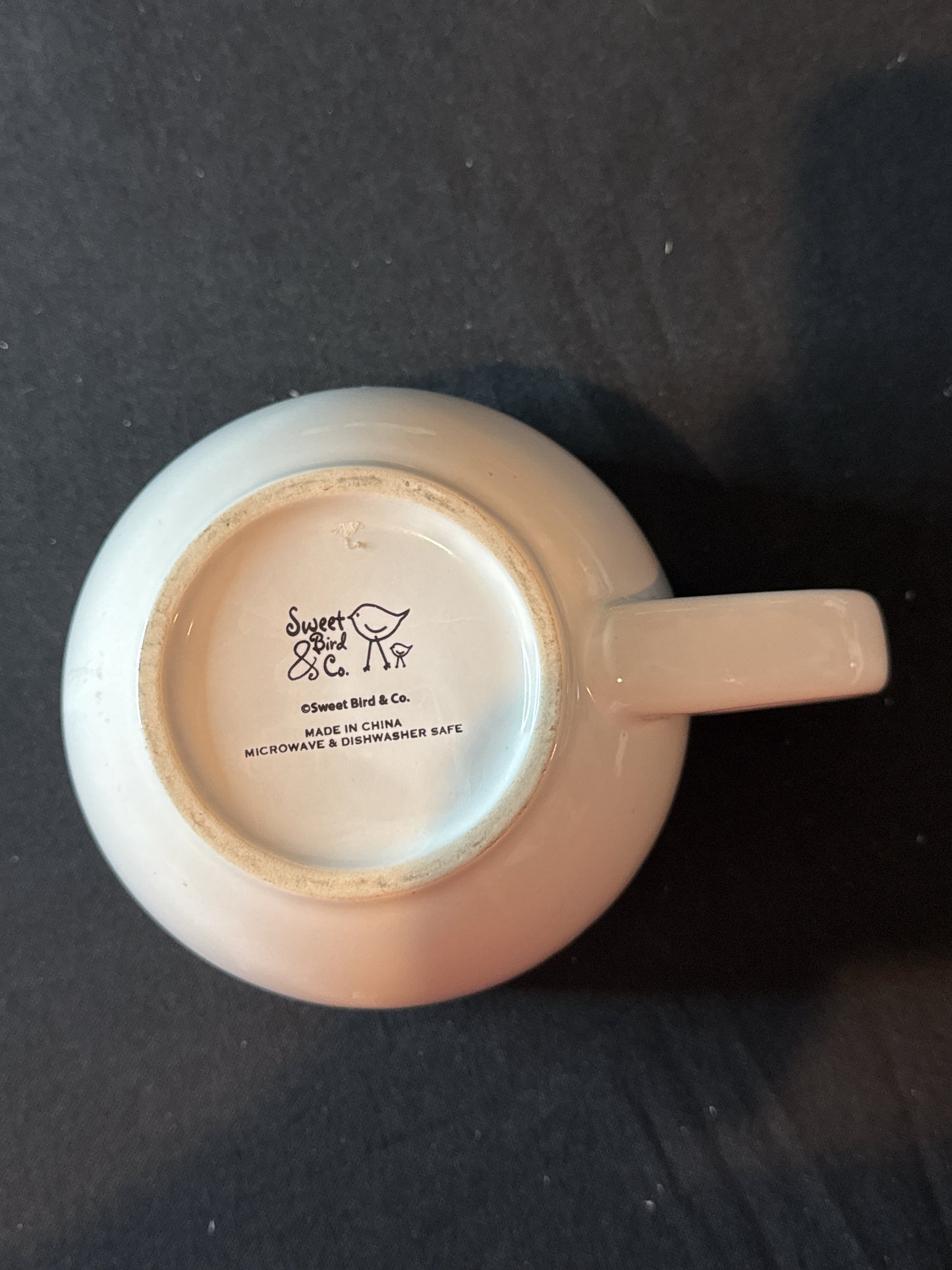 Extra Large 24oz Coffee Mug Cup And So The Adventure Begins Sweet Bird & Co. 3.75" Tall