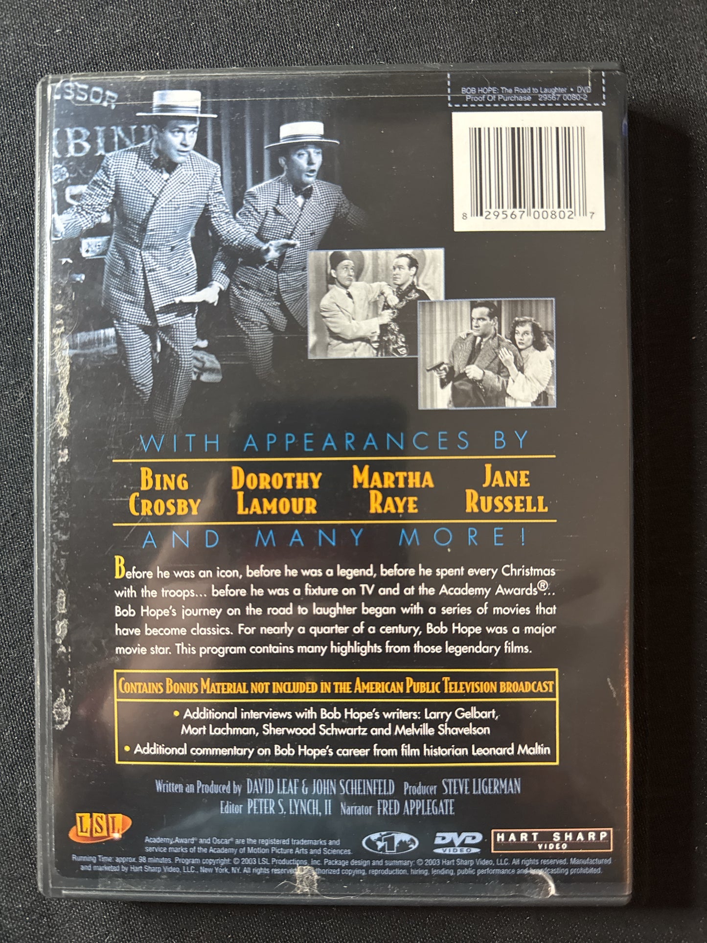 Bob Hope The Road to Laughter DVD