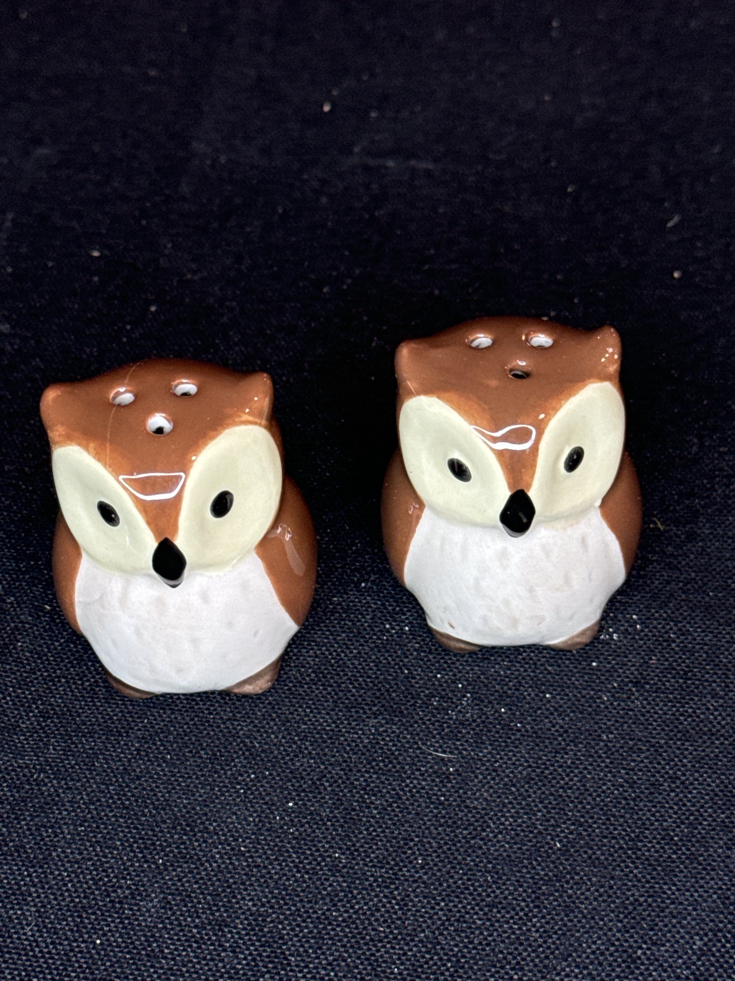 Owl Salt and Pepper Shakers Cracker Barrel