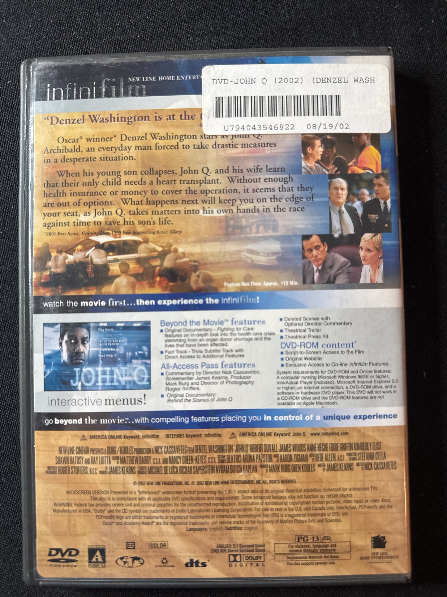 John Q. DVD