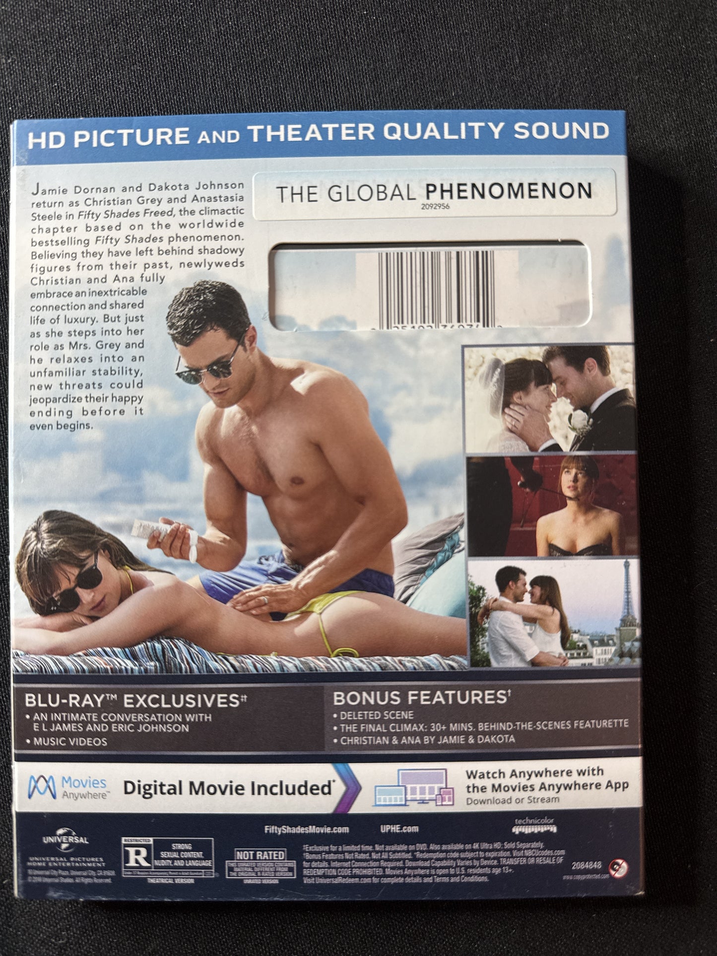 Fifty Shades Freed Blu-Ray & DVD