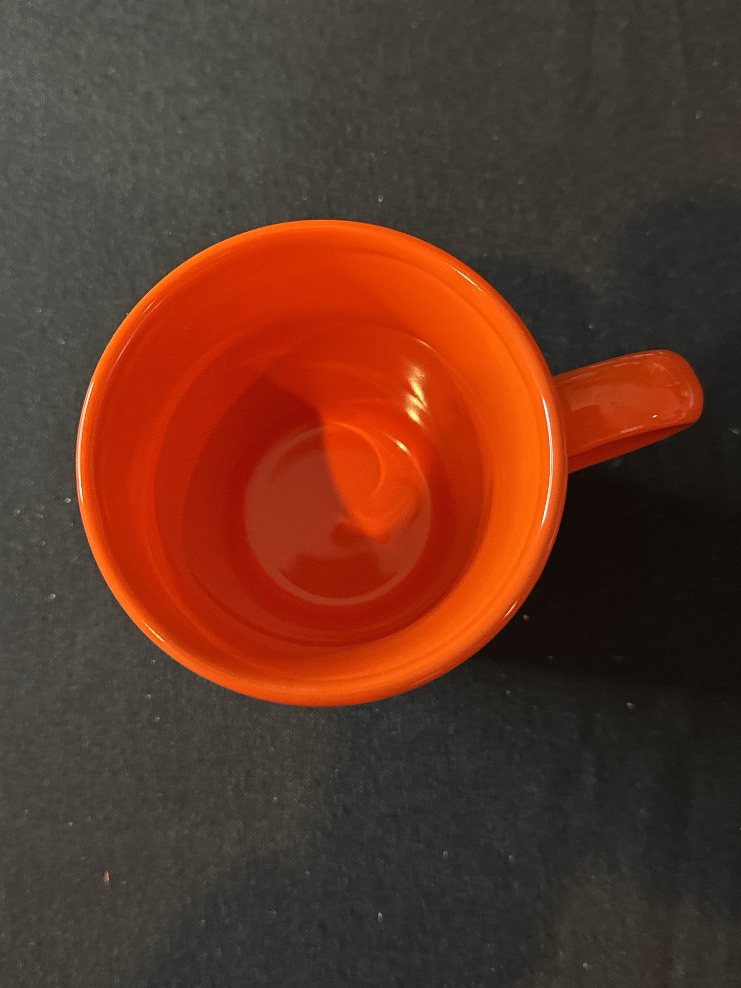 Reese's Peanut Butter Cup Original Coffee Cup Mug 4" Tall Orange Interior