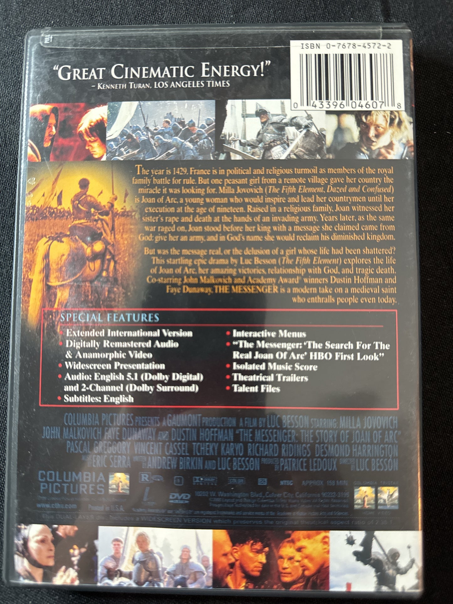 The Messenger The Story of Joan of Arc DVD