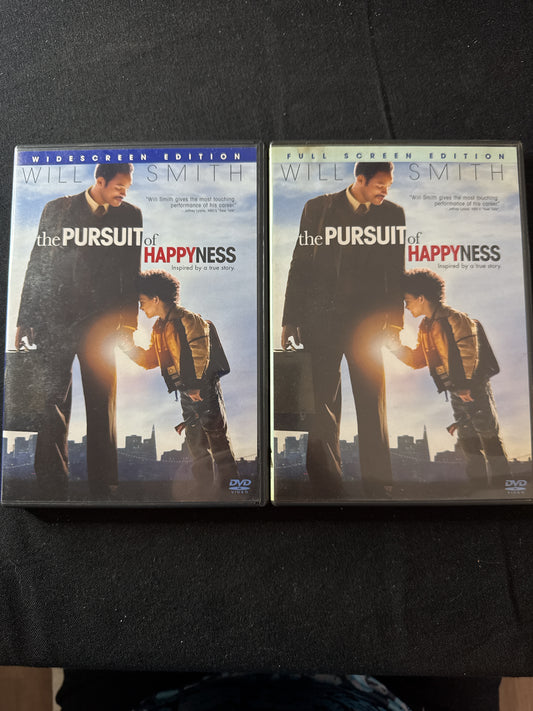 Pursuit of Happyness 2 DVD Package Full Screen and Widescreen Editions