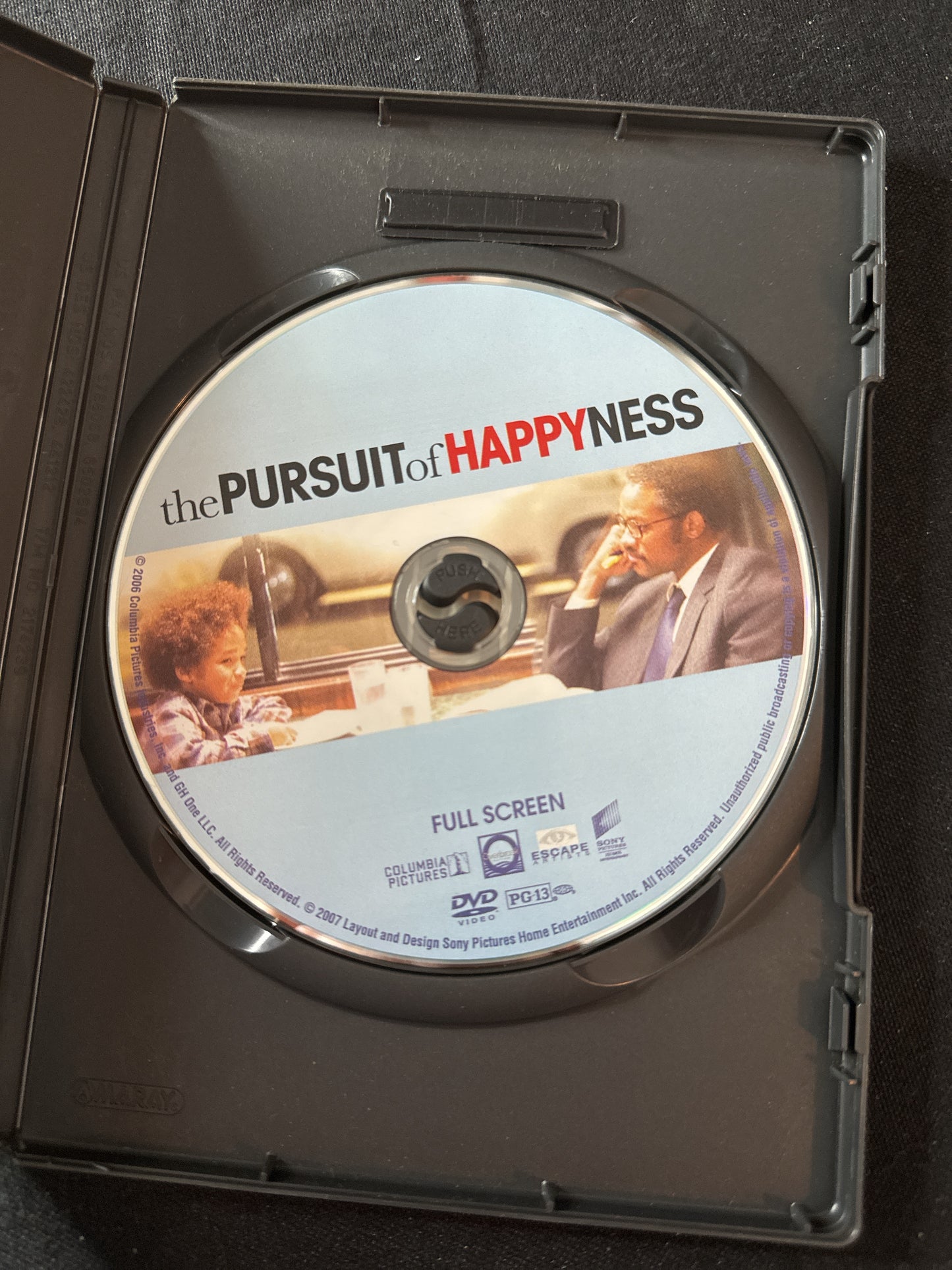 Pursuit of Happyness 2 DVD Package Full Screen and Widescreen Editions