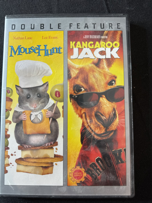 Double Feature Mouse Hunt & Kangaroo Jack DVDs
