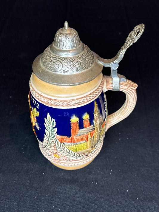 Collectible Vintage Olympia-Munchen Stadt 1972 German Beer Stein