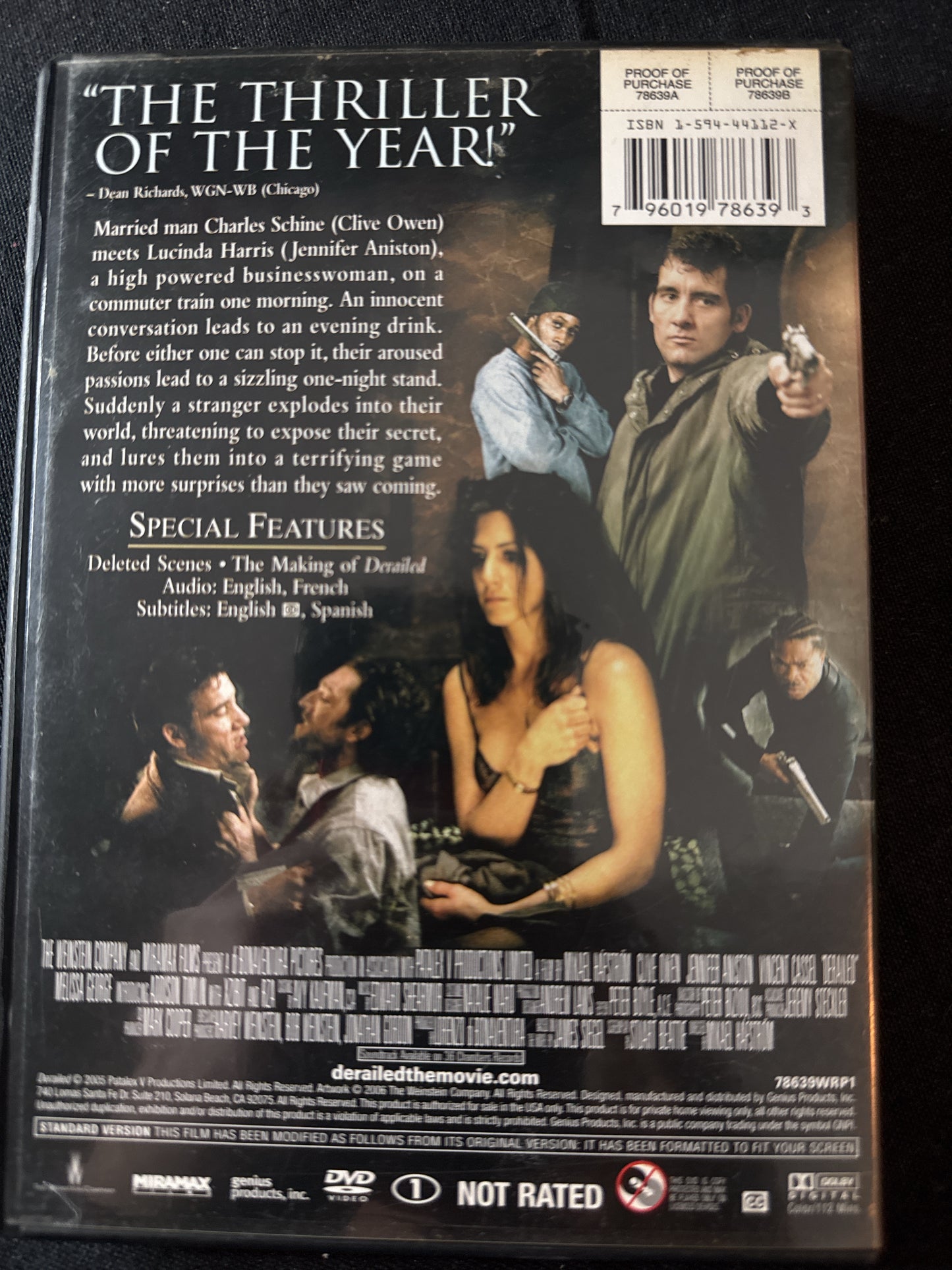 Derailed DVD