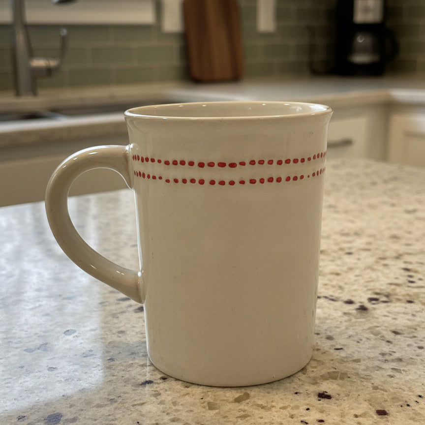 Hearth & Hand Magnolia LOVE Coffee Mug Cup Red Heart Inside Bottom Joanna Gaines New