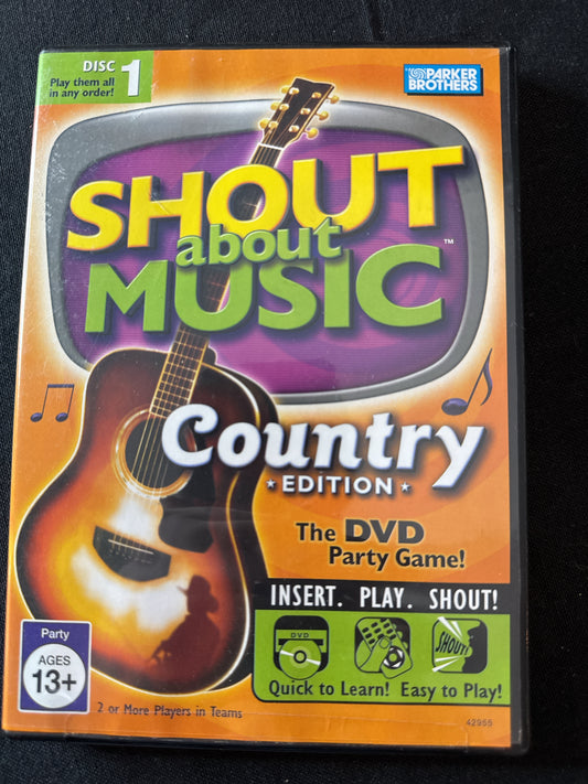 Shout About Music Country Edition The DVD Party Game DVD